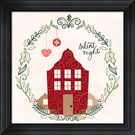 Framed Hygge Christmas IV Print