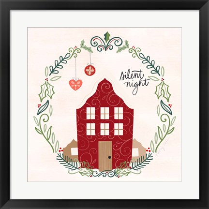 Framed Hygge Christmas IV Print