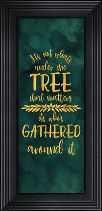 Framed All that Glitters panel IV-Under the Tree Print