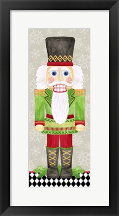 Framed Nutcracker Christmas I Print