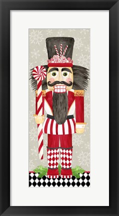 Framed Nutcracker Christmas III Print