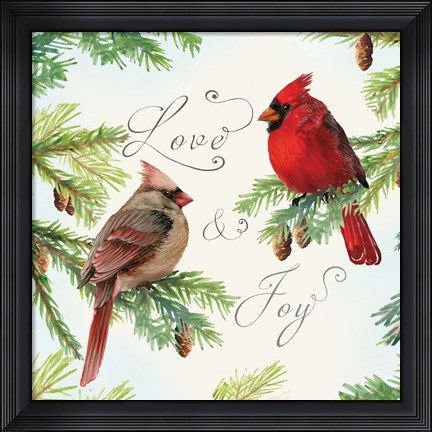 Framed Christmas Blessings III Print