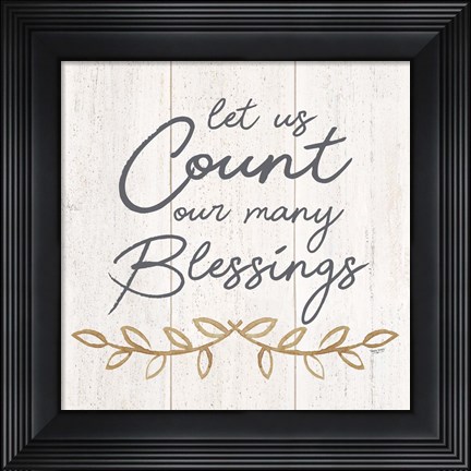 Framed Farm Life I-Blessings Print