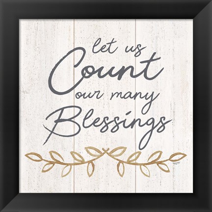 Framed Farm Life I-Blessings Print