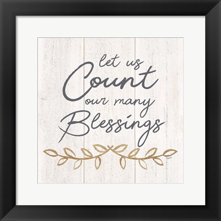 Framed Farm Life I-Blessings Print