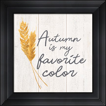 Framed Farm Life II-Autumn Print