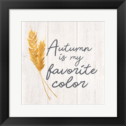 Framed Farm Life II-Autumn Print