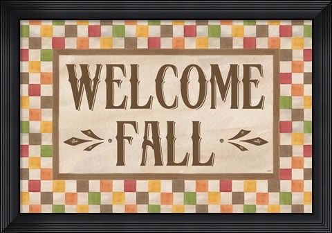 Framed Fall Farms-Welcome Fall Print