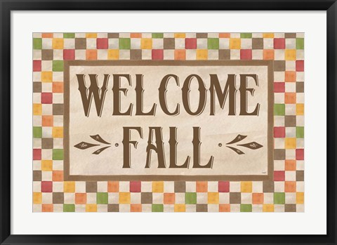 Framed Fall Farms-Welcome Fall Print