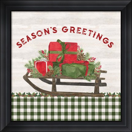Framed Season of Giving X Print