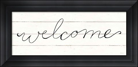 Framed Welcome Print