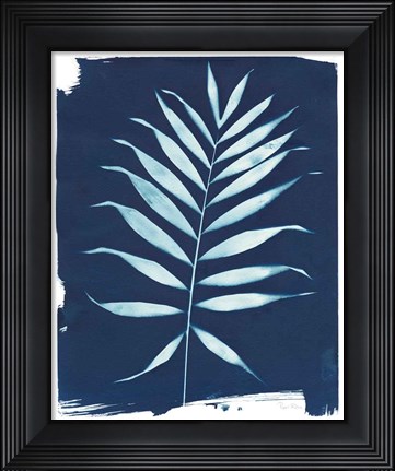 Framed Nature By The Lake - Frond I Print