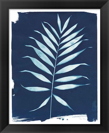 Framed Nature By The Lake - Frond I Print