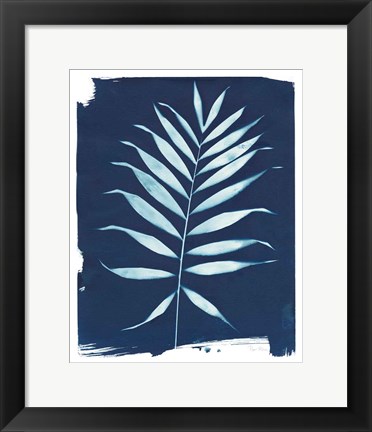 Framed Nature By The Lake - Frond I Print