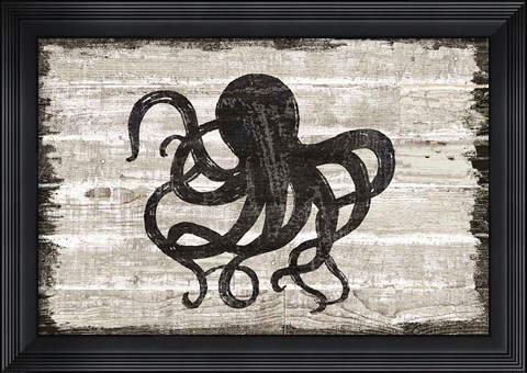 Framed Driftwood Coast IV Print