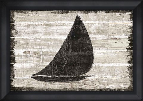 Framed Driftwood Coast I Print