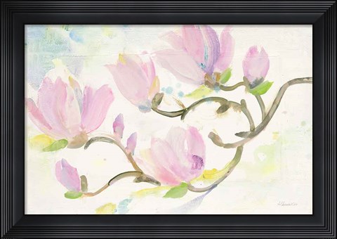 Framed Flowering Branches Print