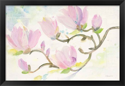 Framed Flowering Branches Print