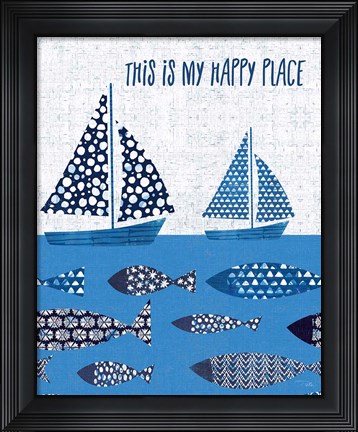 Framed Sunday on the Coast XII Print