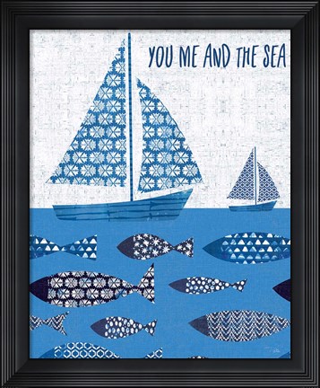 Framed Sunday on the Coast XI Print