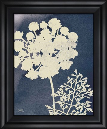 Framed Dark Blue Sky Garden IV Print