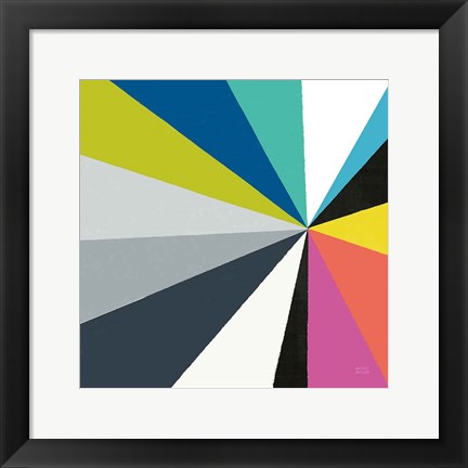 Framed Triangulawesome Color III Print