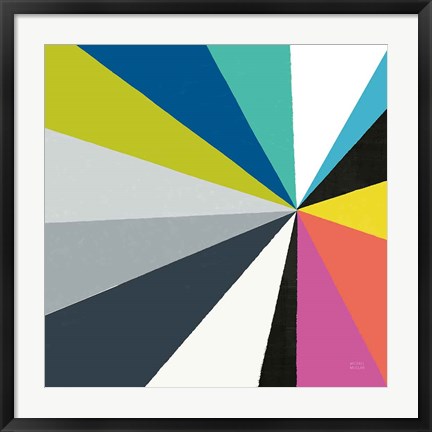 Framed Triangulawesome Color III Print