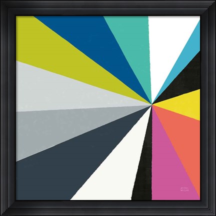 Framed Triangulawesome Color III Print