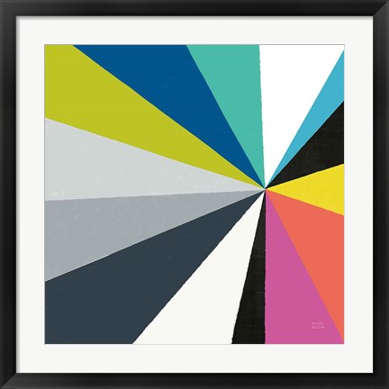 Framed Triangulawesome Color III Print