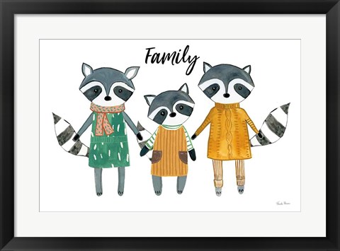 Framed Neighborhood Pals X Family Print