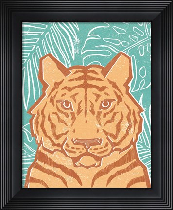 Framed Jungle I Print