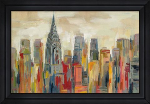 Framed Manhattan - The Chrysler Building Print