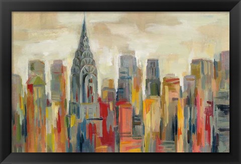 Framed Manhattan - The Chrysler Building Print