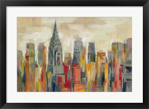 Framed Manhattan - The Chrysler Building Print