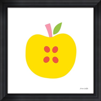 Framed Yellow Apple Print
