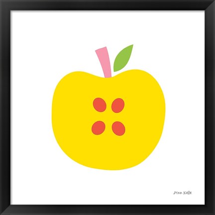 Framed Yellow Apple Print