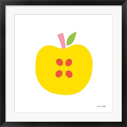 Framed Yellow Apple Print