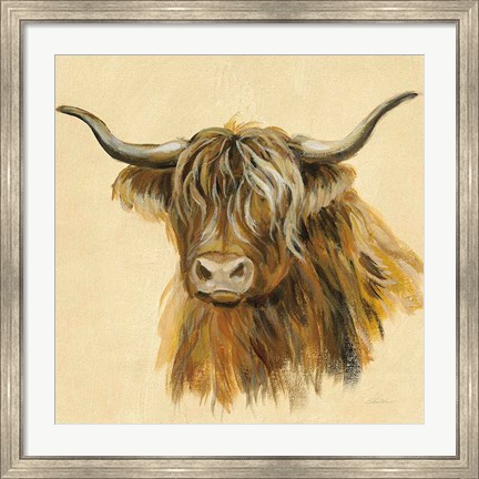 Framed Highland Animal Cow Print