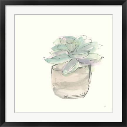 Framed Succulent IV Print