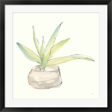 Framed Succulent III Print