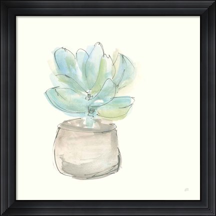 Framed Succulent I Print