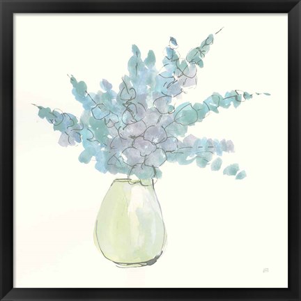 Framed Plant Eucalyptus IV Print