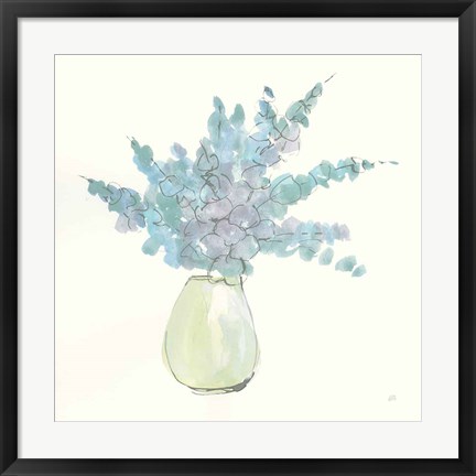 Framed Plant Eucalyptus IV Print