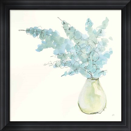 Framed Plant Eucalyptus I Print