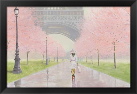 Framed Printemps a Paris I Print