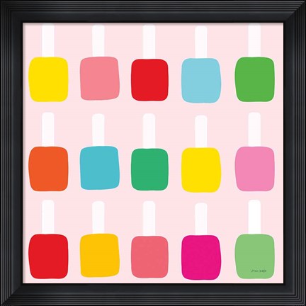 Framed Nail Polish Fun Print