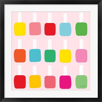 Framed Nail Polish Fun Print