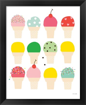 Framed Ice Cream Fun Print