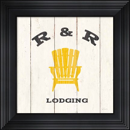Framed Cabin Life XII Neutral Print