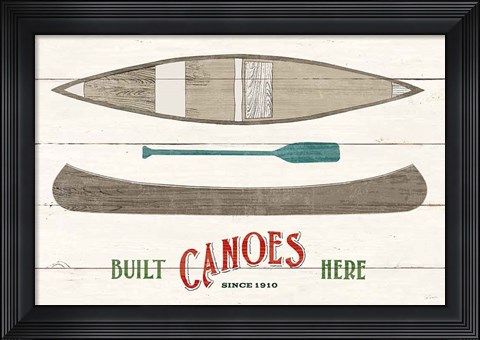 Framed Cabin Life VII Neutral Print